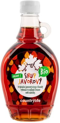 Country Life Sirup javorový Grade C BIO 250 ml