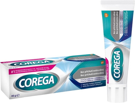 Corega Fixační krém bez příchuti extra silný 40 g