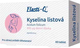 Elasti-Q Kyselina listová 800 μg 60 tablet