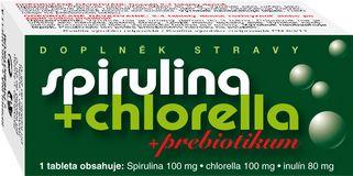 Naturvita Spirulina + Chlorella + Prebiotikum 90 tablet