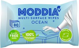 Moddia Vlhčené úklidové ubrousky oceán 80 ks