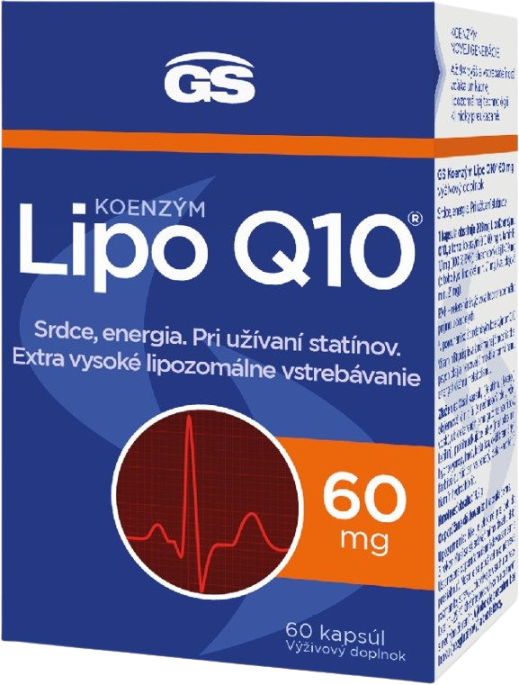 GS Koenzym Lipozomální Q10 60 mg 60 kapslí