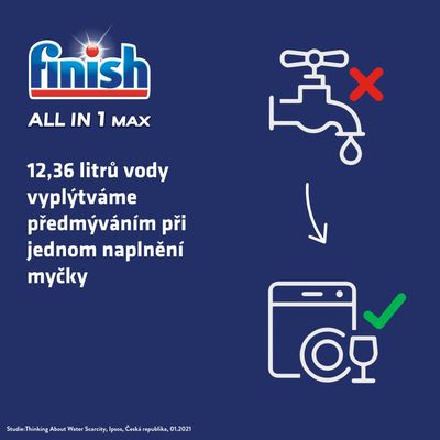Finish 0% Powerball Green Eco tablety do myčky 70 ks