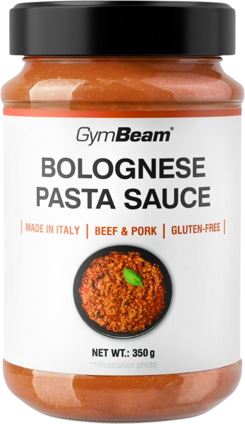 GymBeam Rajčatová omáčka s masem Bolognese 350 g