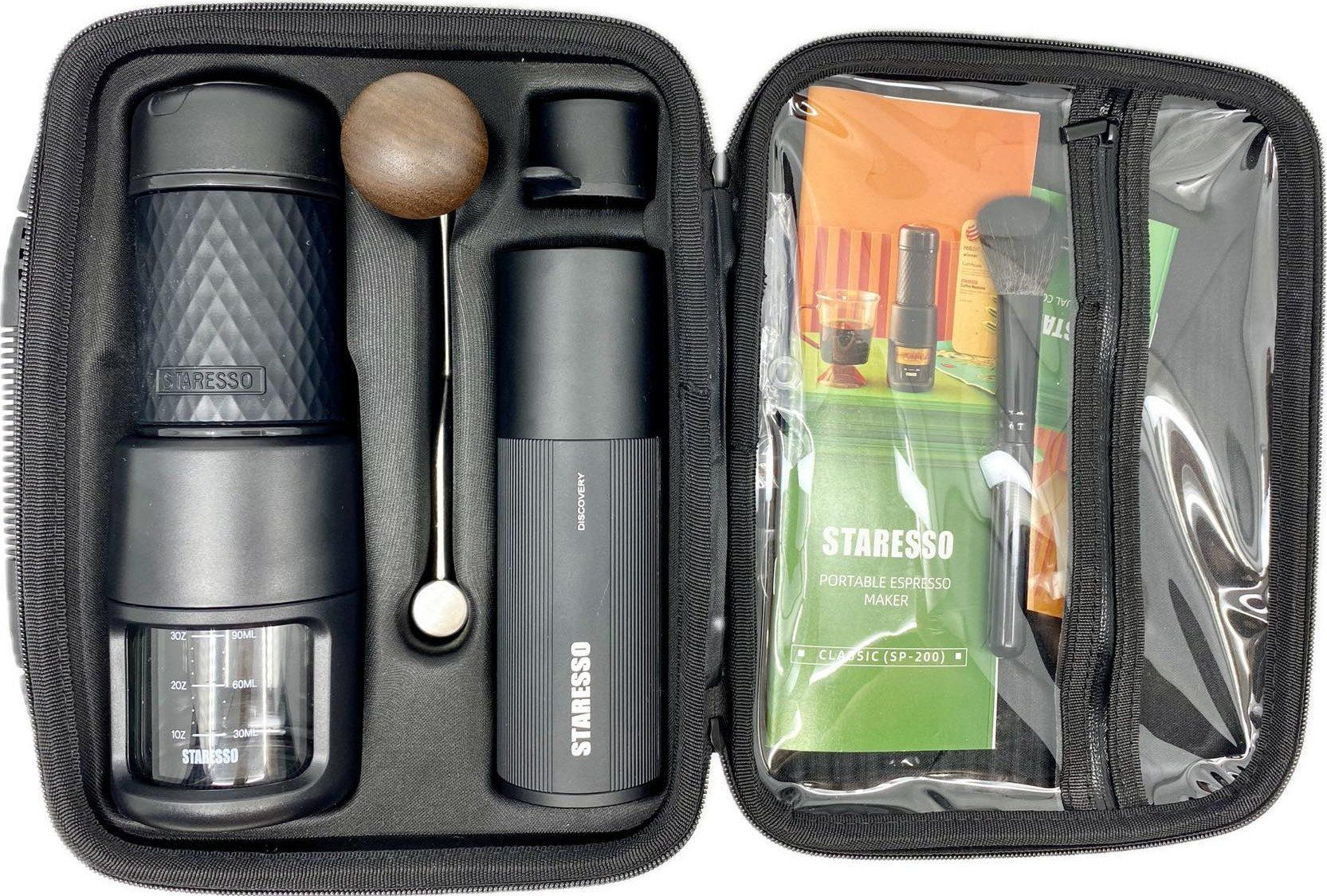 Staresso Cestovní sada Classic a ruční mlýnek Discovery D-6 Plus