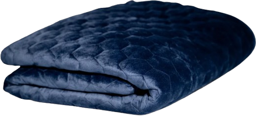 SleepLab Cool & Warm Blue zátěžová deka 140x200cm 6 kg