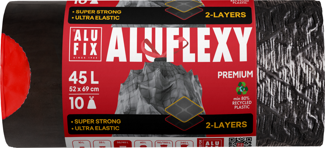 Alufix Premium Aluflexy černé 10 ks