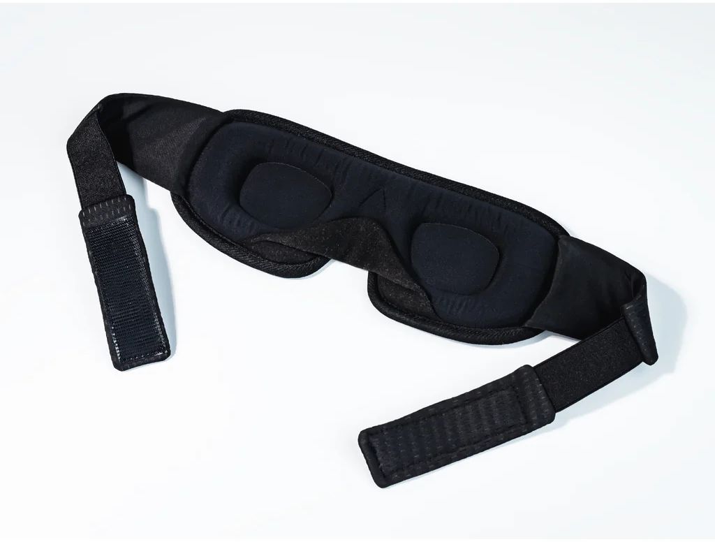 SleepLab Dreamer Maska na spaní černá 23.5 cm