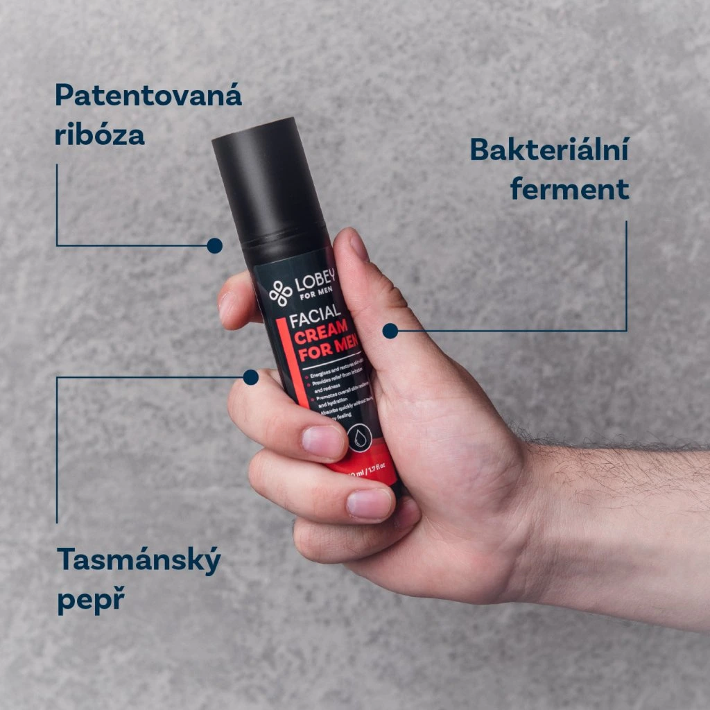 Lobey Krém na obličej pro muže 50 ml