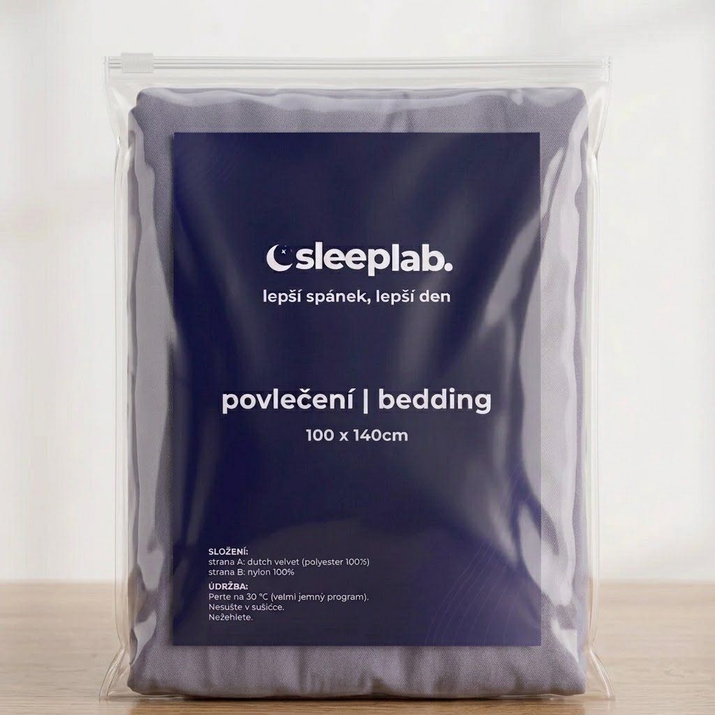 SleepLab Dětské povlečení na zátěžovou deku Cool & Warm 140 cm