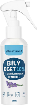 Allnature Bílý ocet sprej 10% levandule 500 ml