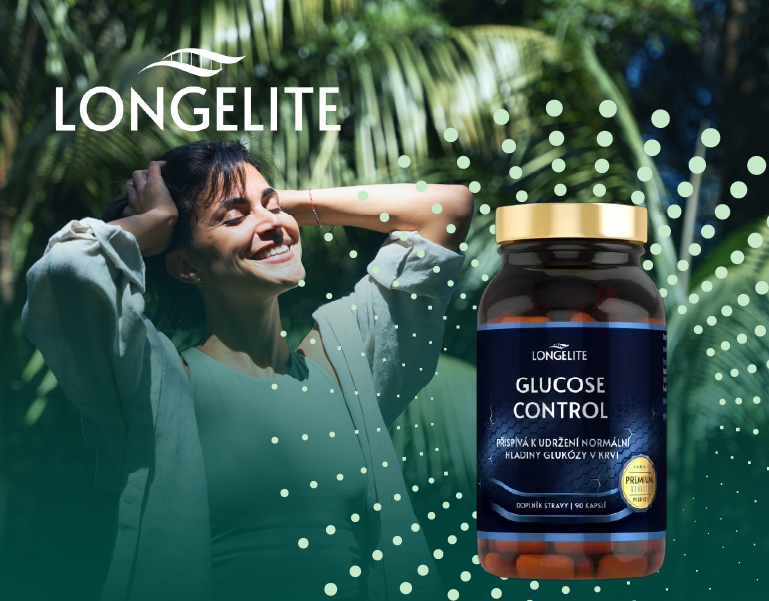 Longelite Glucose control 90 kapslí