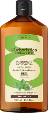Erboristica Šampon na mastné vlasy a lupy březový 300 ml