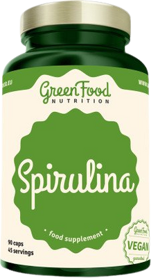 GreenFood Nutrition Spirulina 90 kapslí