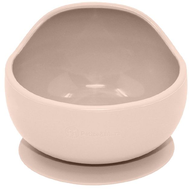 Petite&Mars Set jídelní silikonový TAKE&MATCH Desert Sand 6m+ 3 ks