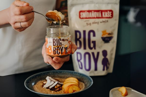 Big Boy Big King - Krém s lískovými ořechy s mlékem a karamelem 220 g