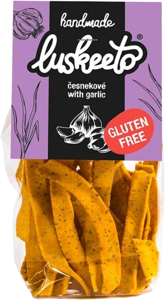 Luskeeto Krekry luštěninové s česnekem 70 g
