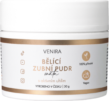 Venira bělicí zubní pudr máta 30 g