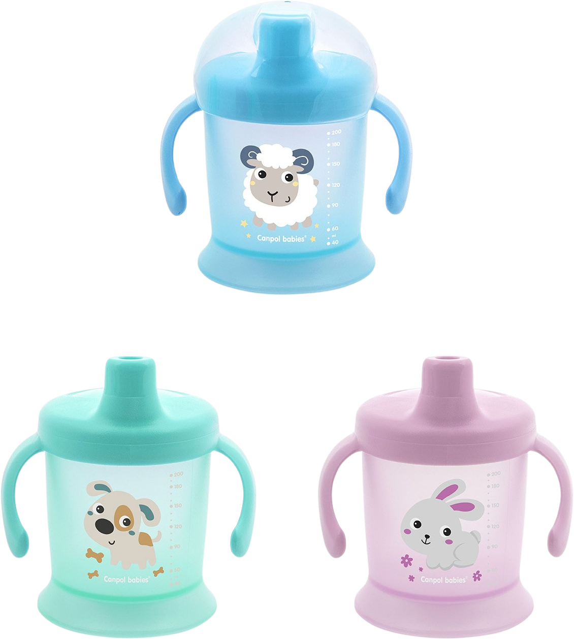 Canpol babies Nevylévací hrníček BUNNY & COMPANY 200 ml 1 ks