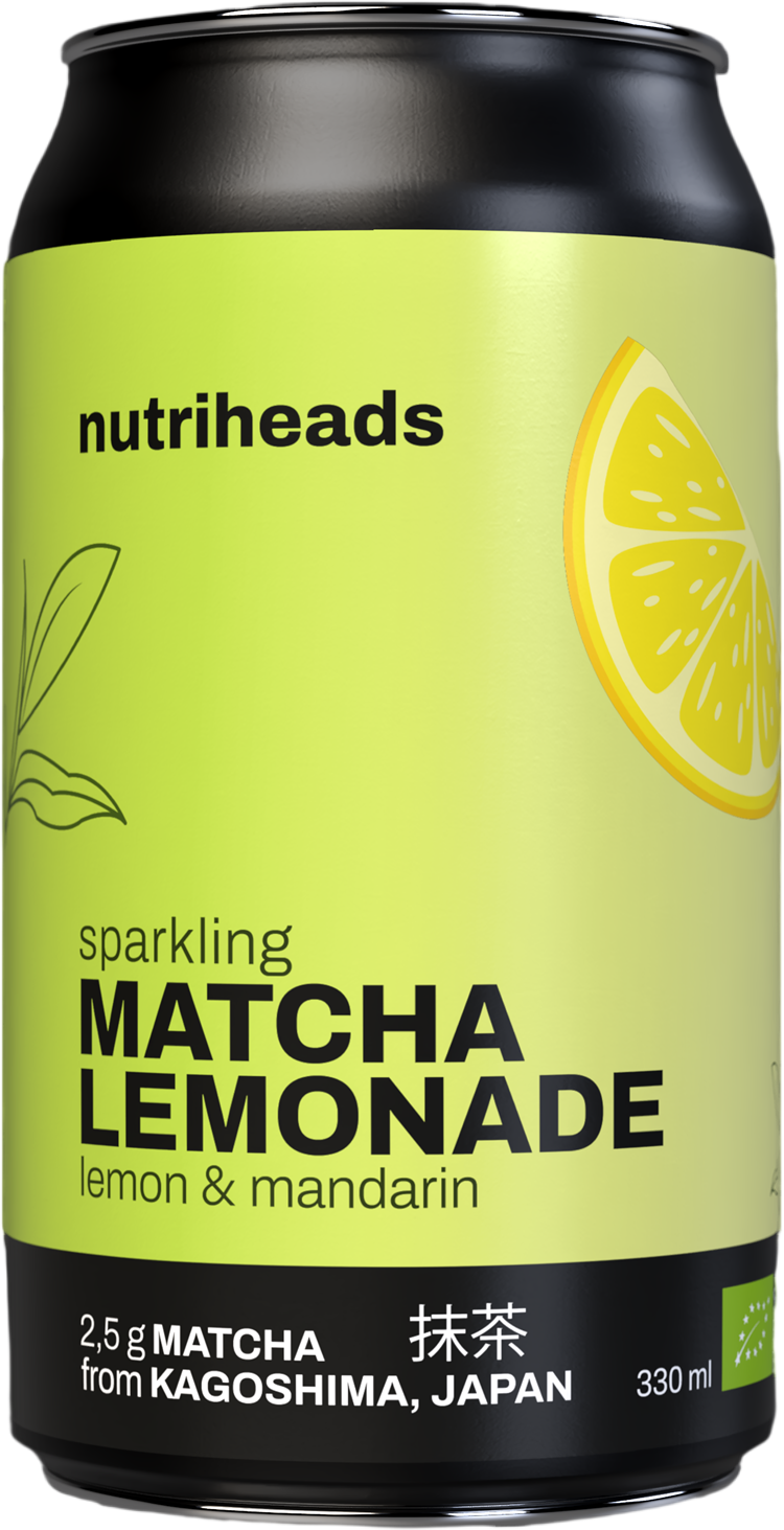 Nutriheads Matcha Lemonade BIO citron a mandarinka 330 ml