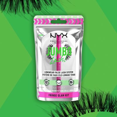 NYX Professional Makeup Jumbo Lash! Longwear False Lash System 01 Fringe Glam Kit + 1 ml