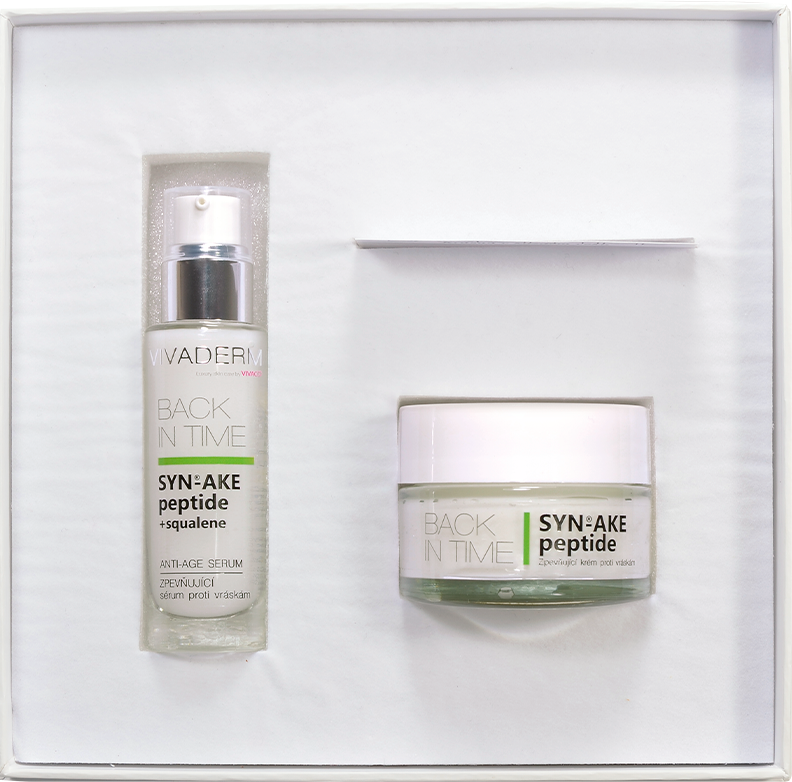 Vivaco Dárkové balení syn-ake peptide pleťový krém + pleťové sérum