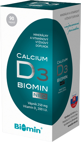 Biomin CALCIUM NEO s vitamín D3 90 tobolek