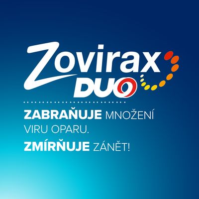 Zovirax Duo 50 mg/g+10 mg/g krém na opary 2 g