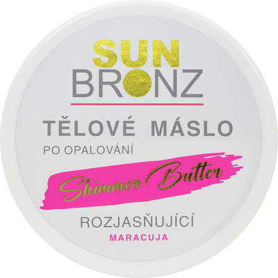 Vivaco SUN BRONZ Rozjasňující tělové máslo po opalování, Maracuja 200 ml