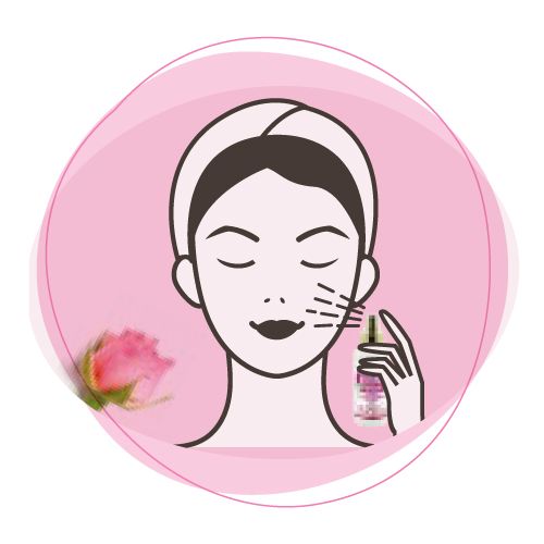 Bio růžové omlazující serum, péče o pleť, denní rutina