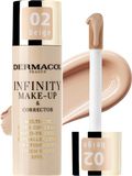 Dermacol Infinity make-up a korektor 02 Beige 20 g