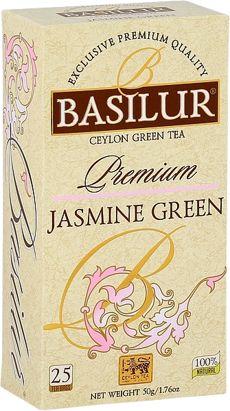Basilur Premium Jasmine Green 25 x 2 g