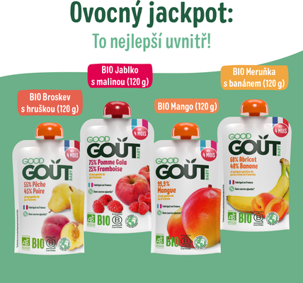 Good Goût BIO Ovocný Jackpot 4 x 120 g