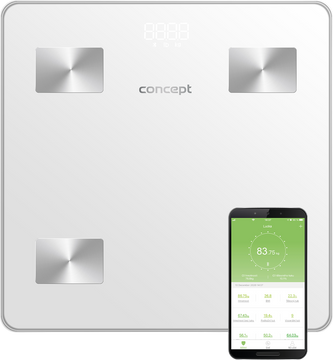 Concept Osobní váha diagnostická Perfect Health VO4000 bílá