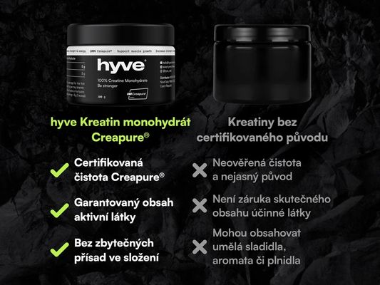 hyve Kreatin monohydrát Creapure® 300 g