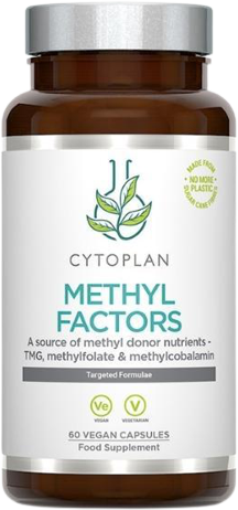 Cytoplan METHYL FAKTORY - B1 + Betain + B2 + B6 + Kyselina listová (L-Methylfolát) + Vitamín B12 a Zinek 60 kapslí