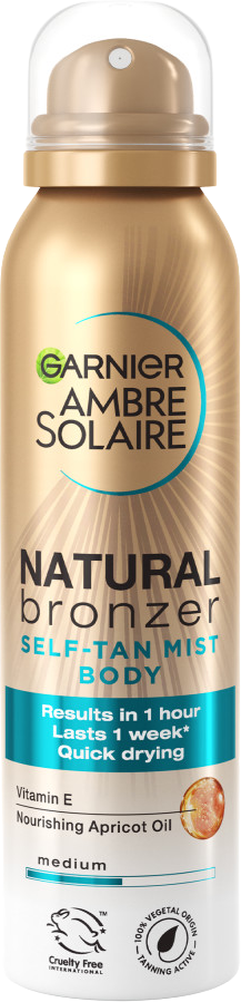 Garnier Ambre Solaire natural bronzer samoopalovací tělová mlha 150 ml