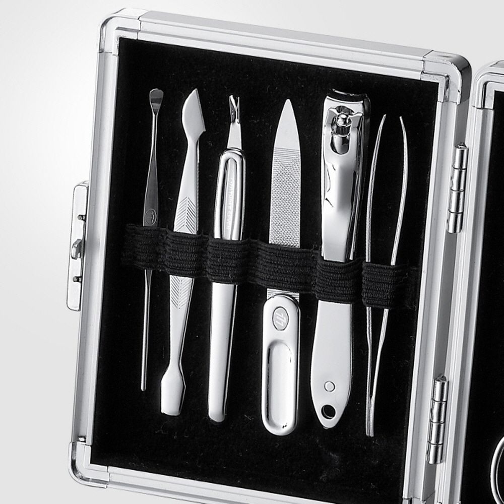 Three Seven Corporation Manikurní set KUFŘÍK silver-11 nástrojů