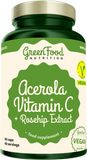 GreenFood Nutrition Natural Vitamin C + Extrakt ze šípků 60 kapslí