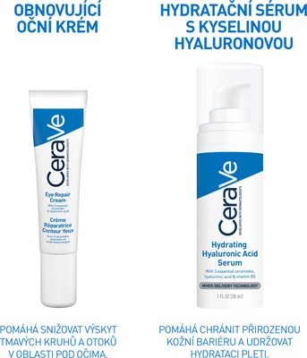 CeraVe Obnovující oční krém proti otokům a tmavým kruhům 14 ml