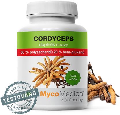 MycoMedica Cordyceps 50% 90 kapslí