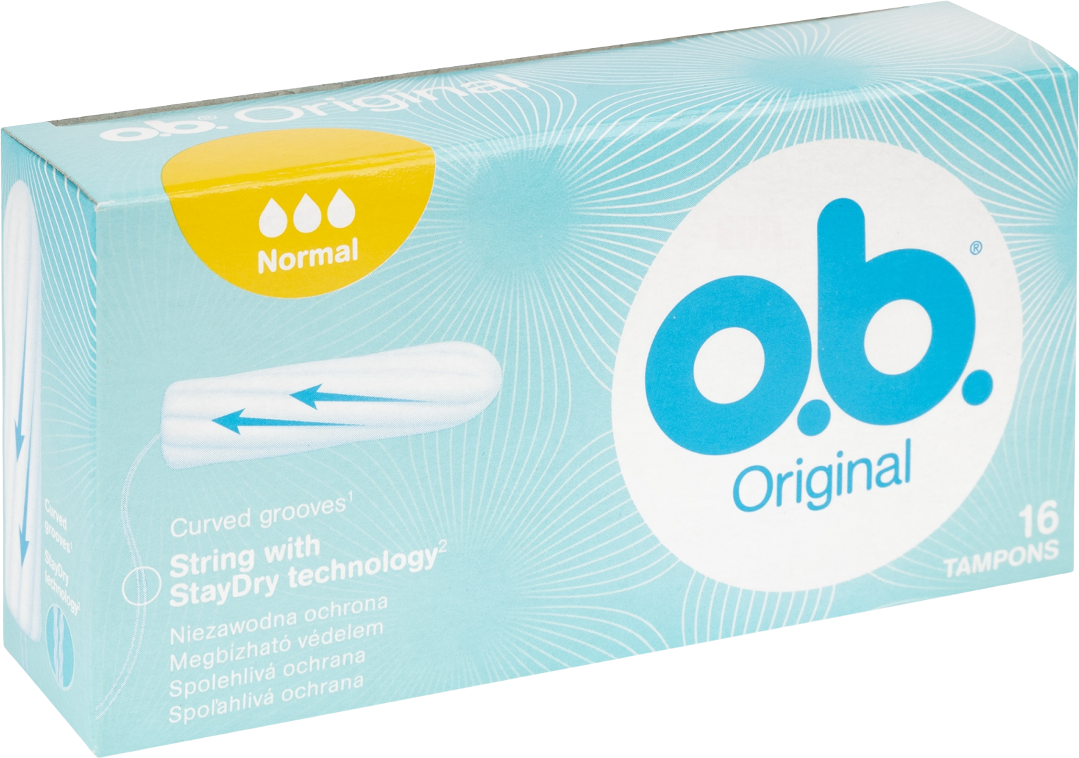 O.b. tampony Original Normal 16 ks