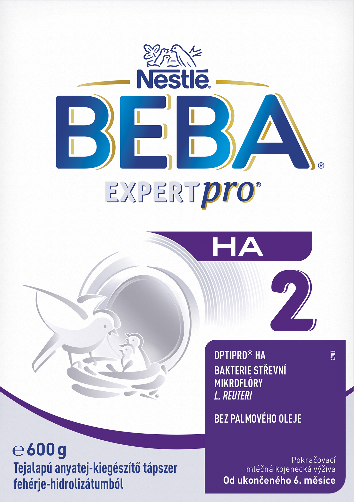 Nestlé Beba Expert HA 2, pokračovací kojenecké mléko 600 g
