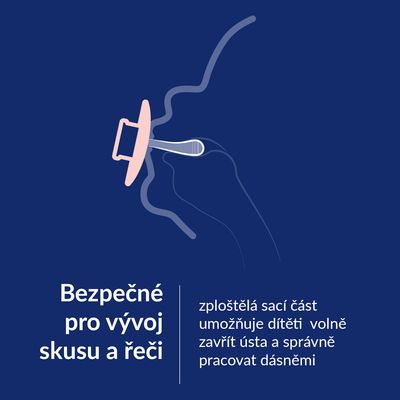 LOVI Dudlík silikonový dynamický PRIME 18m+ Granola/Orange 2 ks