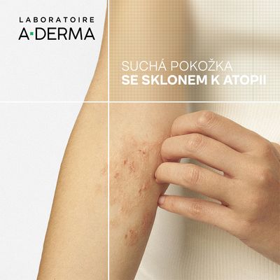 A-Derma Exomega Control zvláčňujíci sprchový olej - recyklovatelná ECO náhradní náplň 500 ml