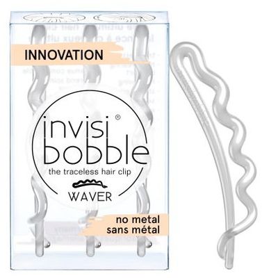 Invisibobble ® Sponky WAVER Crystal Clear 3 ks