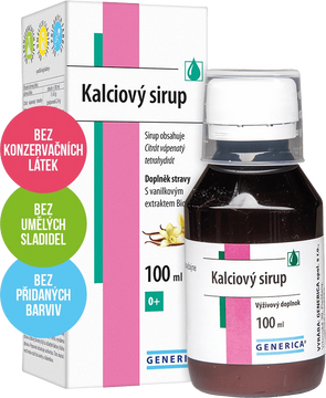 Generica Kalciový sirup 100 ml