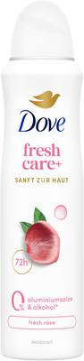Dove 0% Fresh Rose deodorant sprej 150 ml