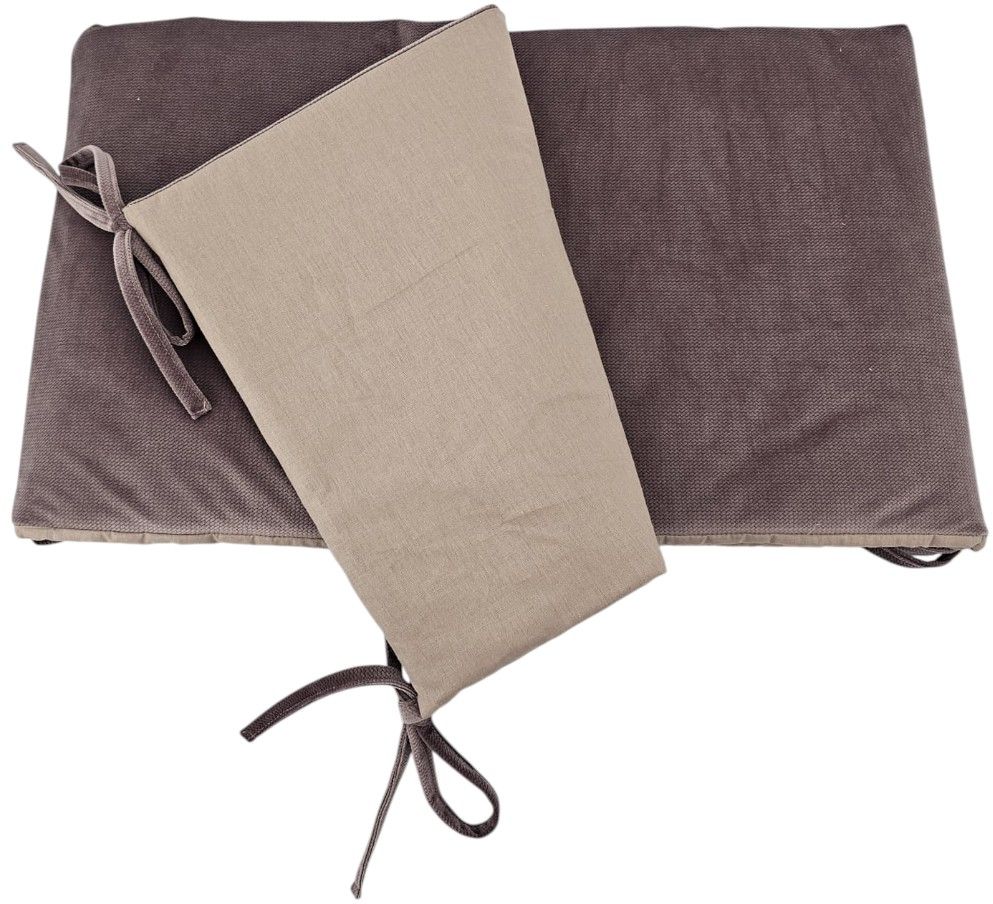 EKO Mantinel do postýlky bavlněný Velvet Dark Pink 180 cm