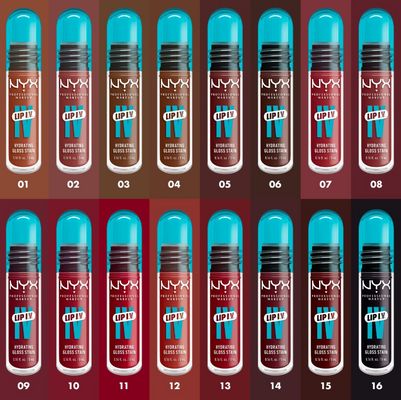NYX Professional Makeup Lip IV Hydrating Gloss Stain, 03 Splash N Spice 5 ml